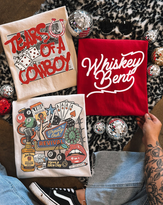 Western Grunge Comfort Colors Tees