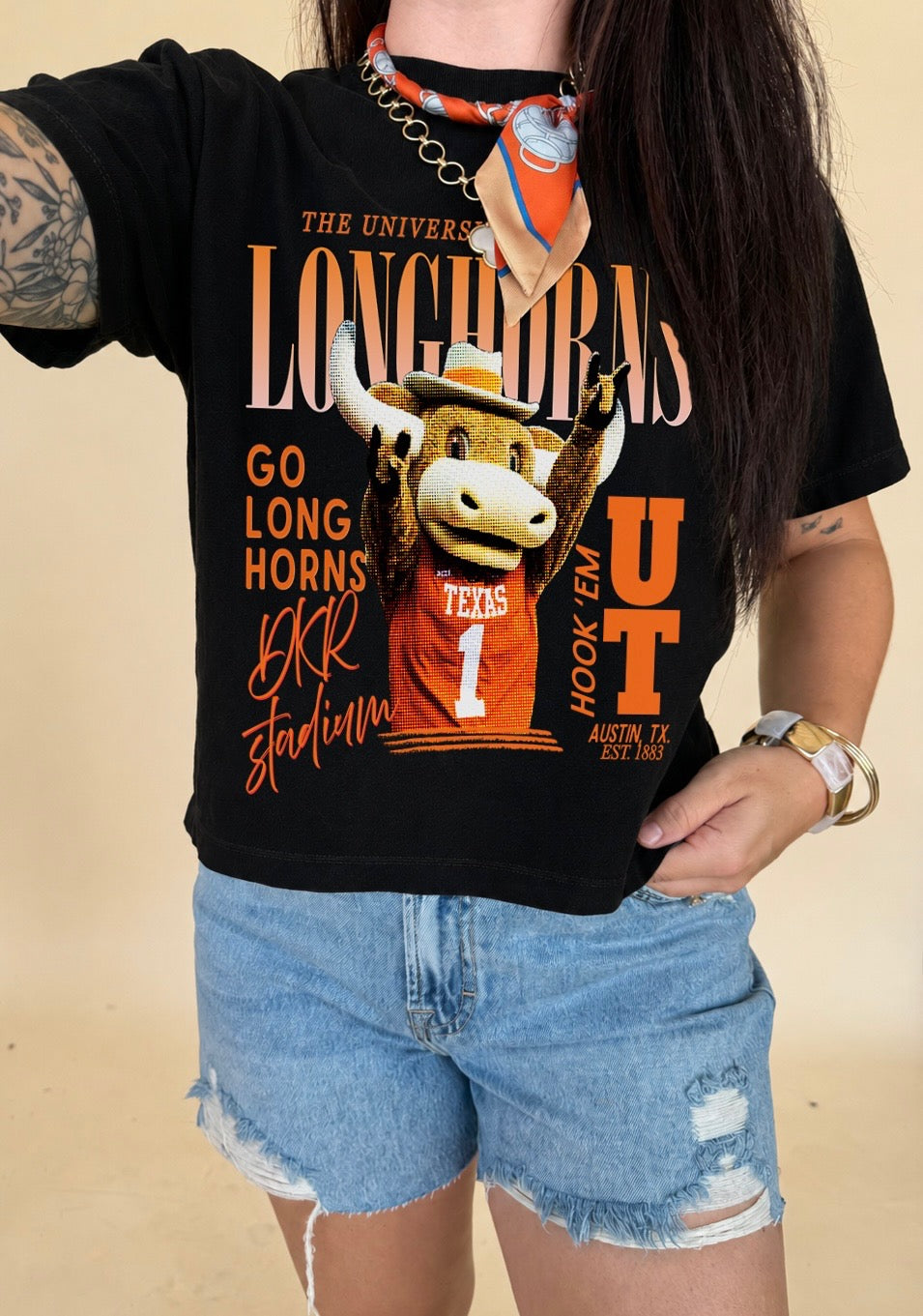 Tuesday Special- UA & UT Collegiate Boxy Crop Tees