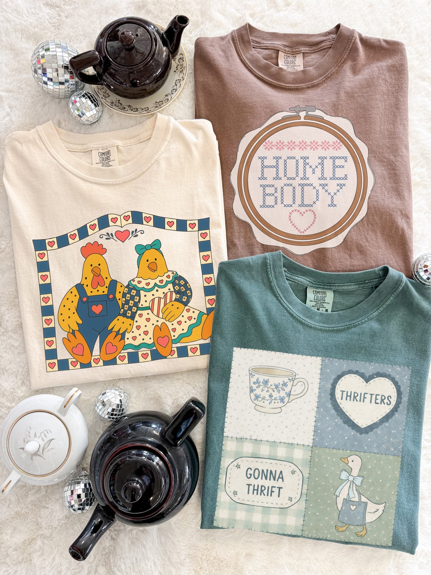 Thrifting Comfort Color Tees