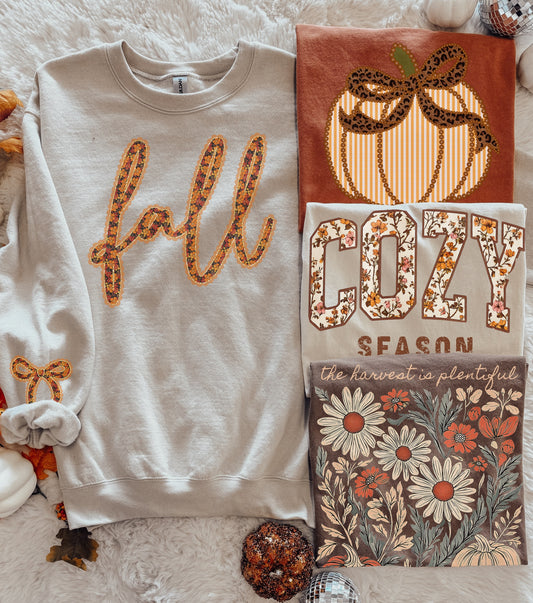 Fall Comfort Colors Tees & Gildan Sweatshirt