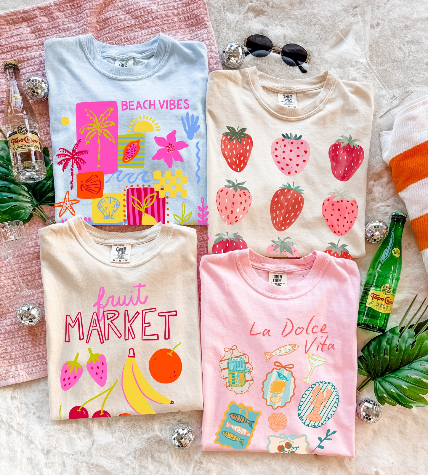 Summer Abroad Comfort Color Tees