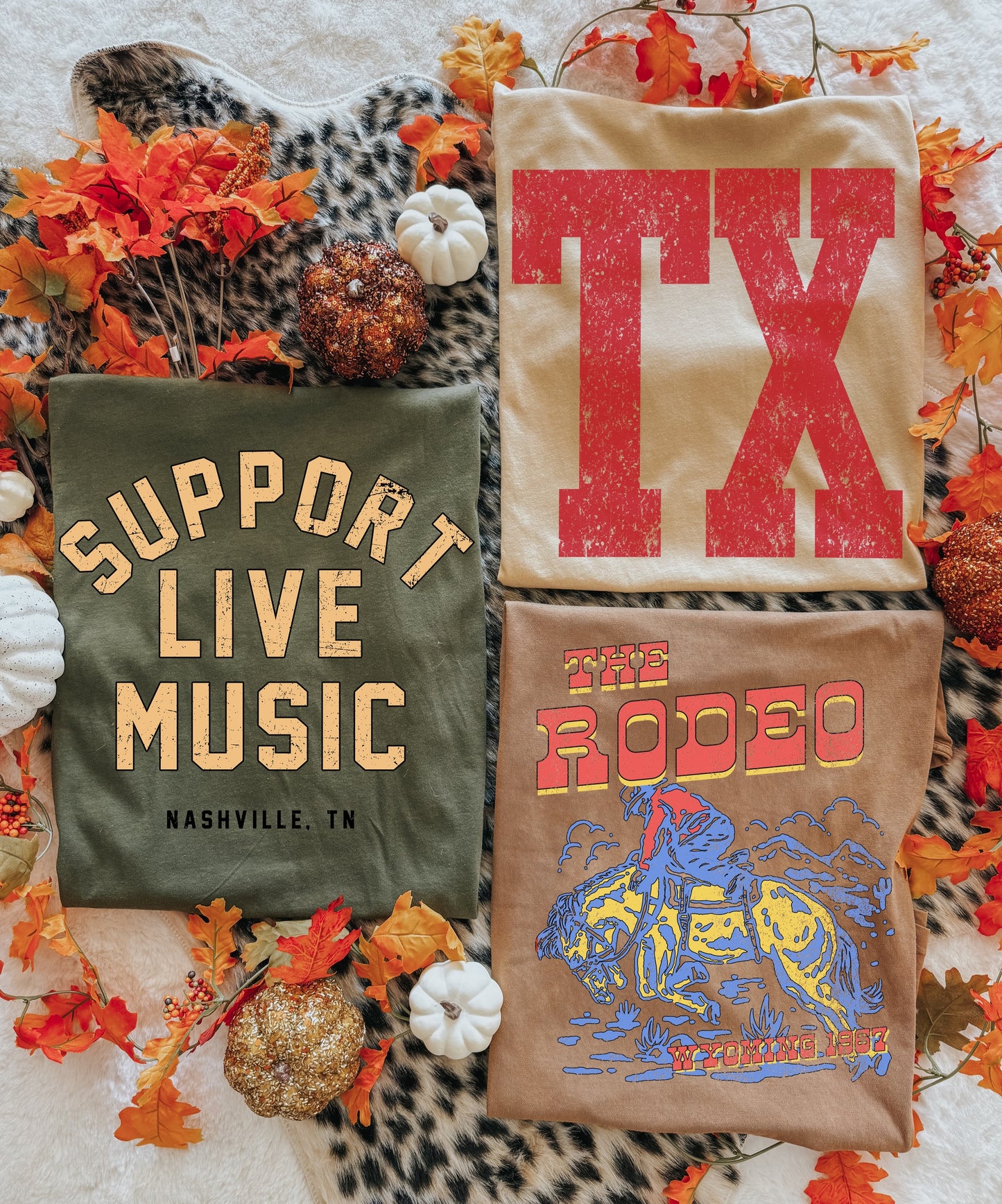 TX Fall Y’all Lane 7 Tees