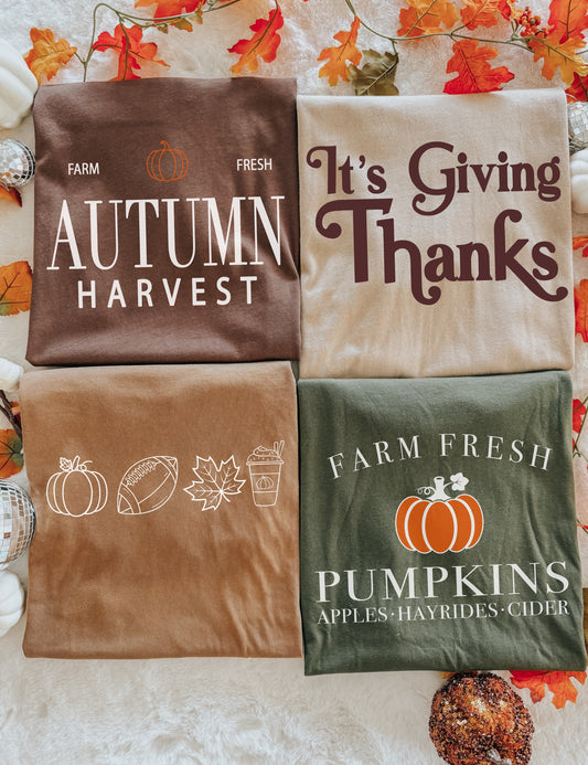 Fall 7 Lane Tees