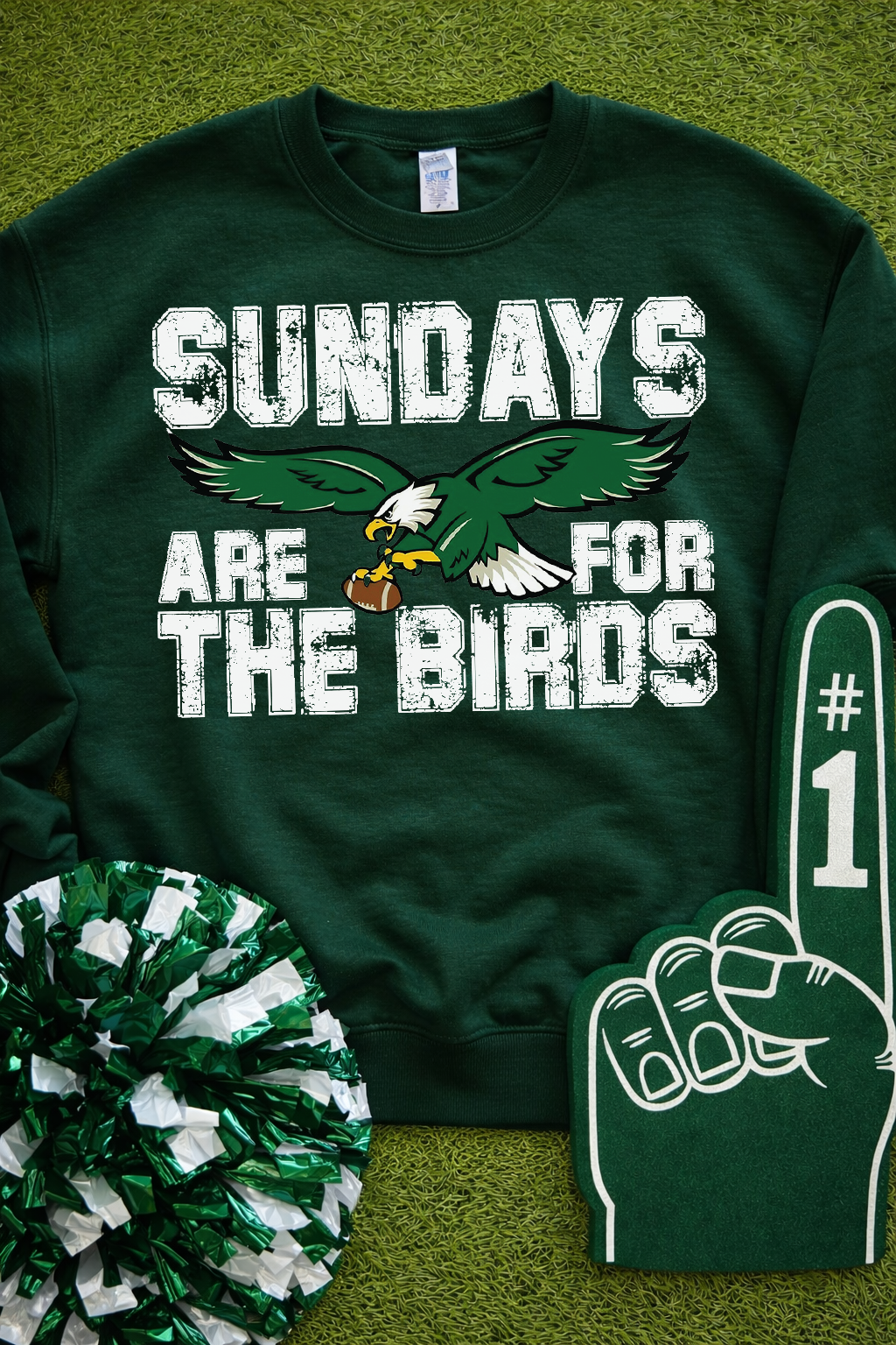 Sundays Are For The Birds (Green) Sweatshirt