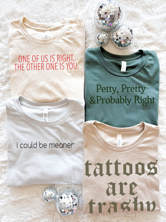 Quotes Bella Canvas Tee