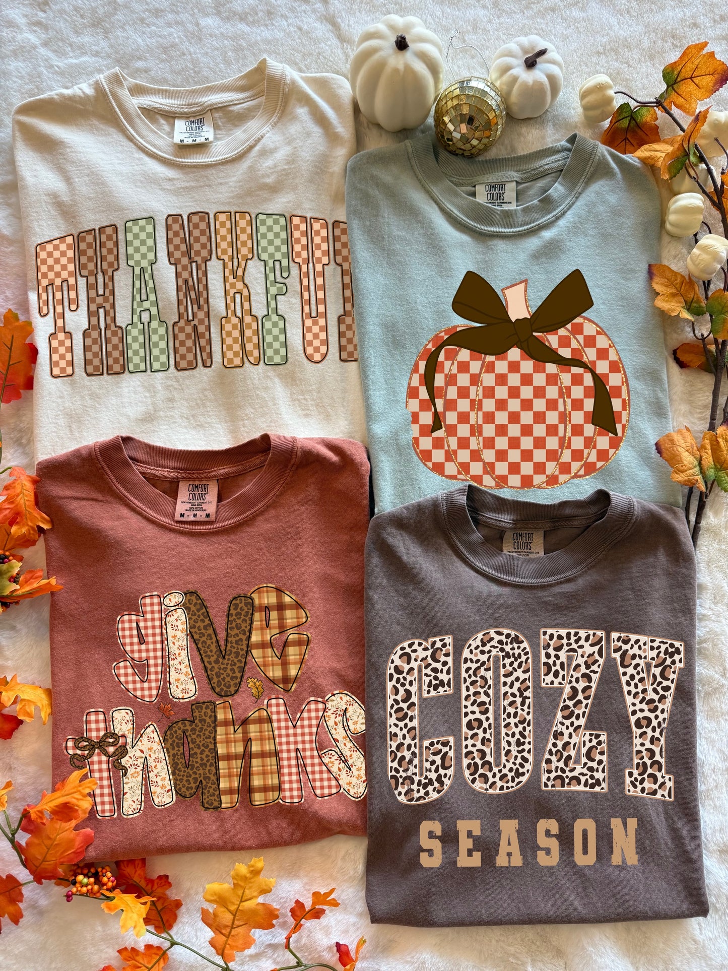 Thanksgiving Comfort Colors Tees