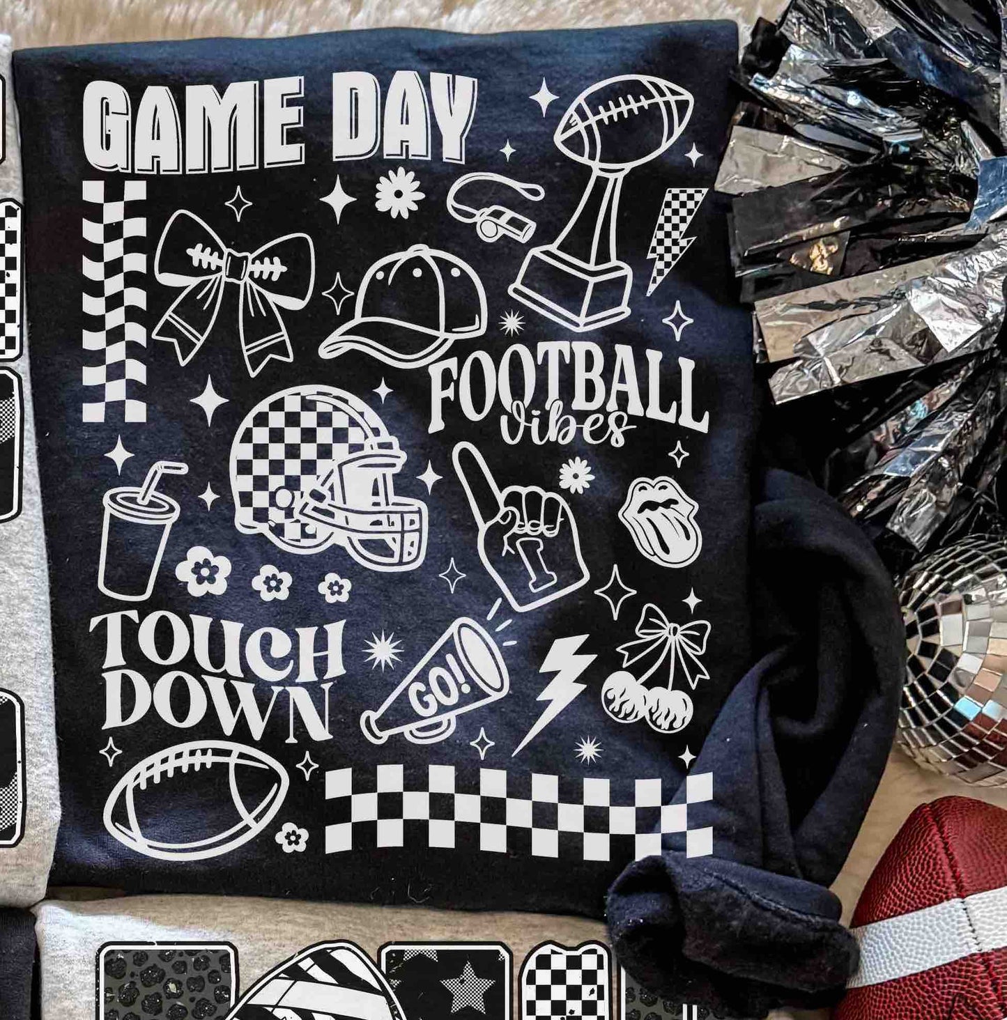 Game Day Collage Sweatshirt- Hometown Huddle