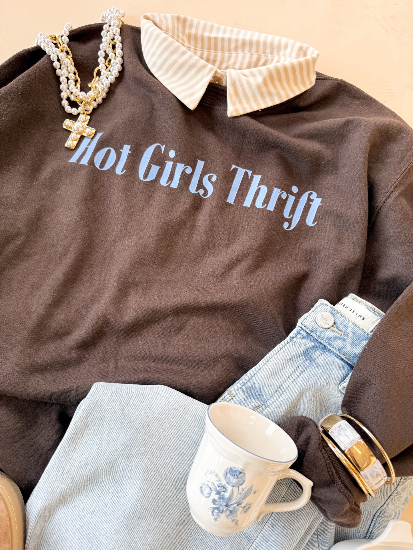 Hot Girls Thrift Sweatshirt
