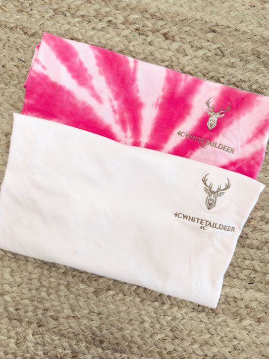 4C Whitetail Deer Pink Tees
