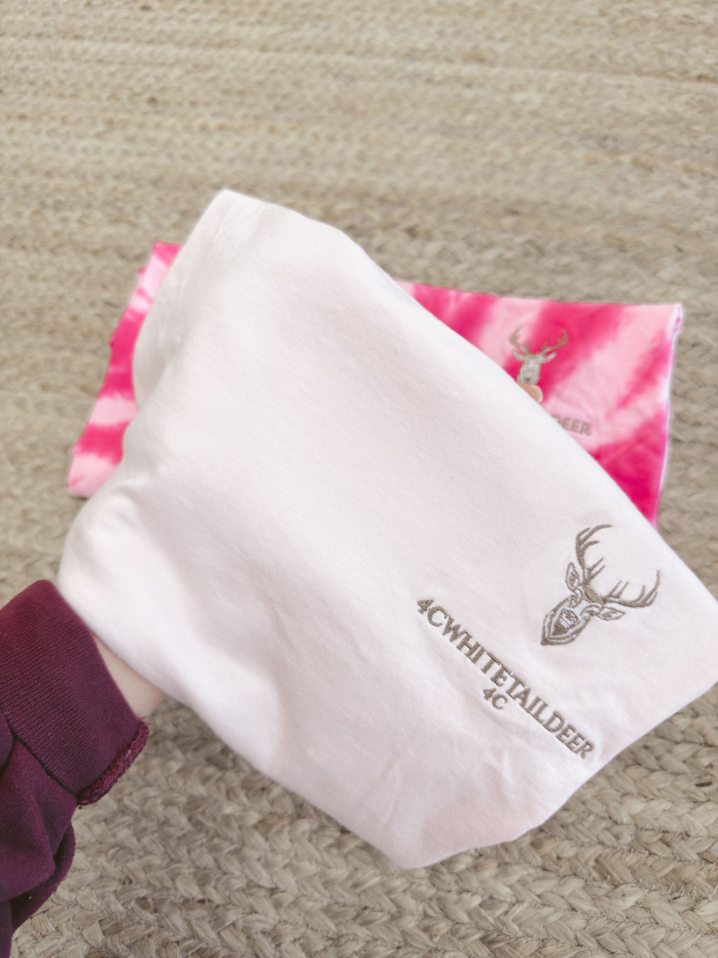 4C Whitetail Deer Pink Tees