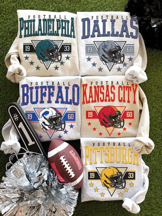 DAL, PHI, KAN, PIT, BUF NFL Teams Sweatshirts