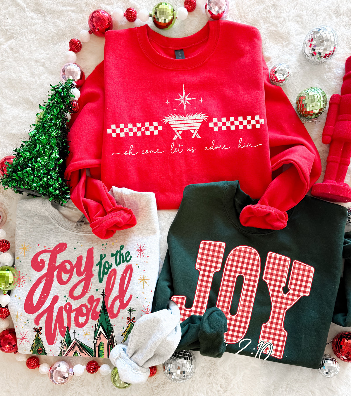 Vintage Joyful Christmas Sweatshirts
