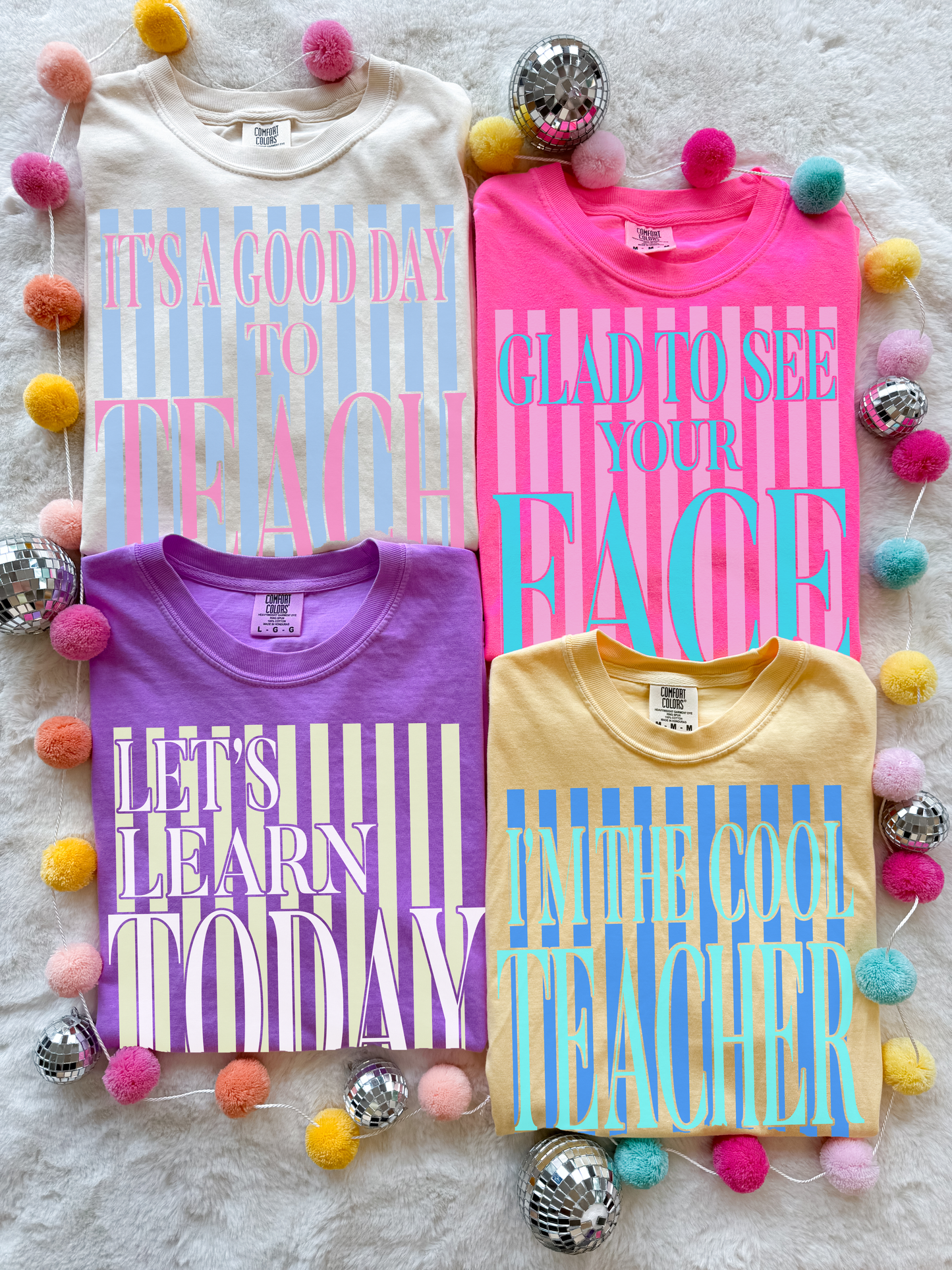 Teacher Life Comfort Color Tees