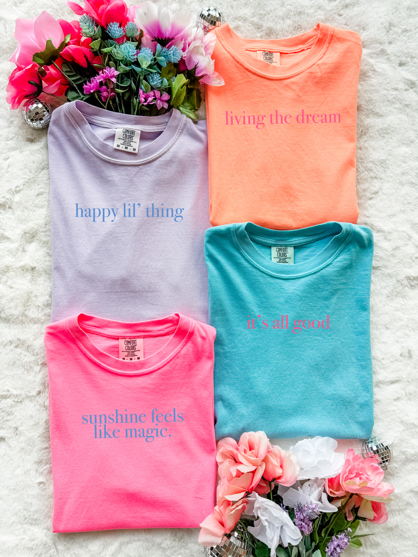 Positive Vibes Comfort Color Tees