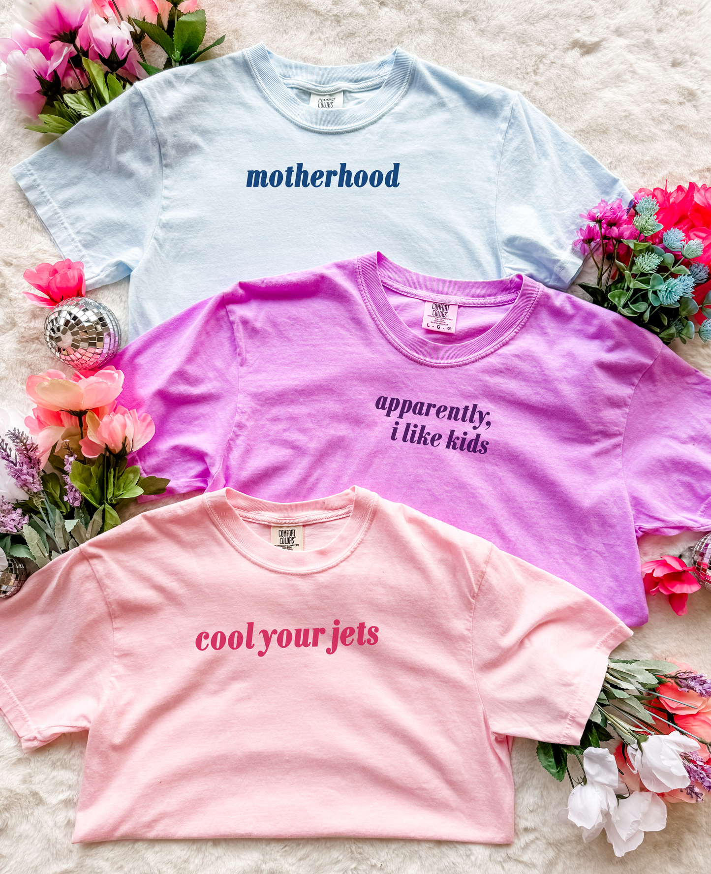 Positive Vibes Comfort Color Tees