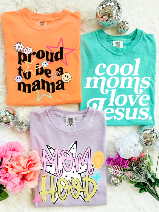 Mama Mood Comfort Color Tees