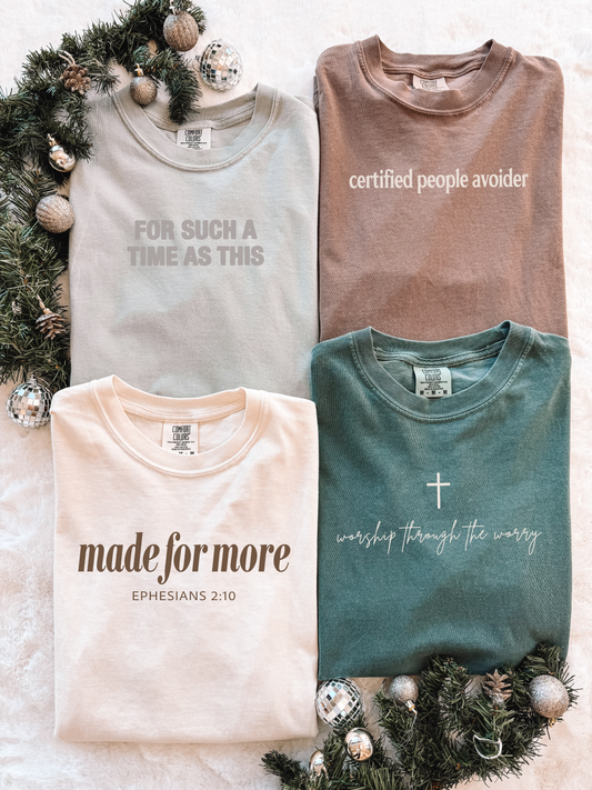 Script Comfort Colors Tees