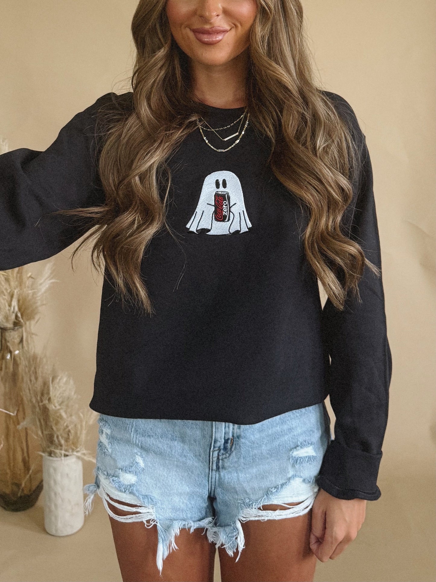 Tuesday Special- Coke Zero Ghost Embroidered