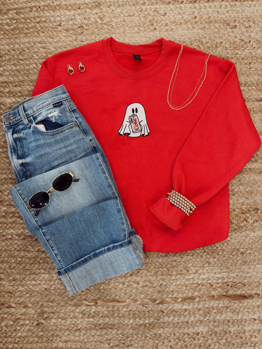 Tuesday Special- Diet Coke Ghost Embroidered