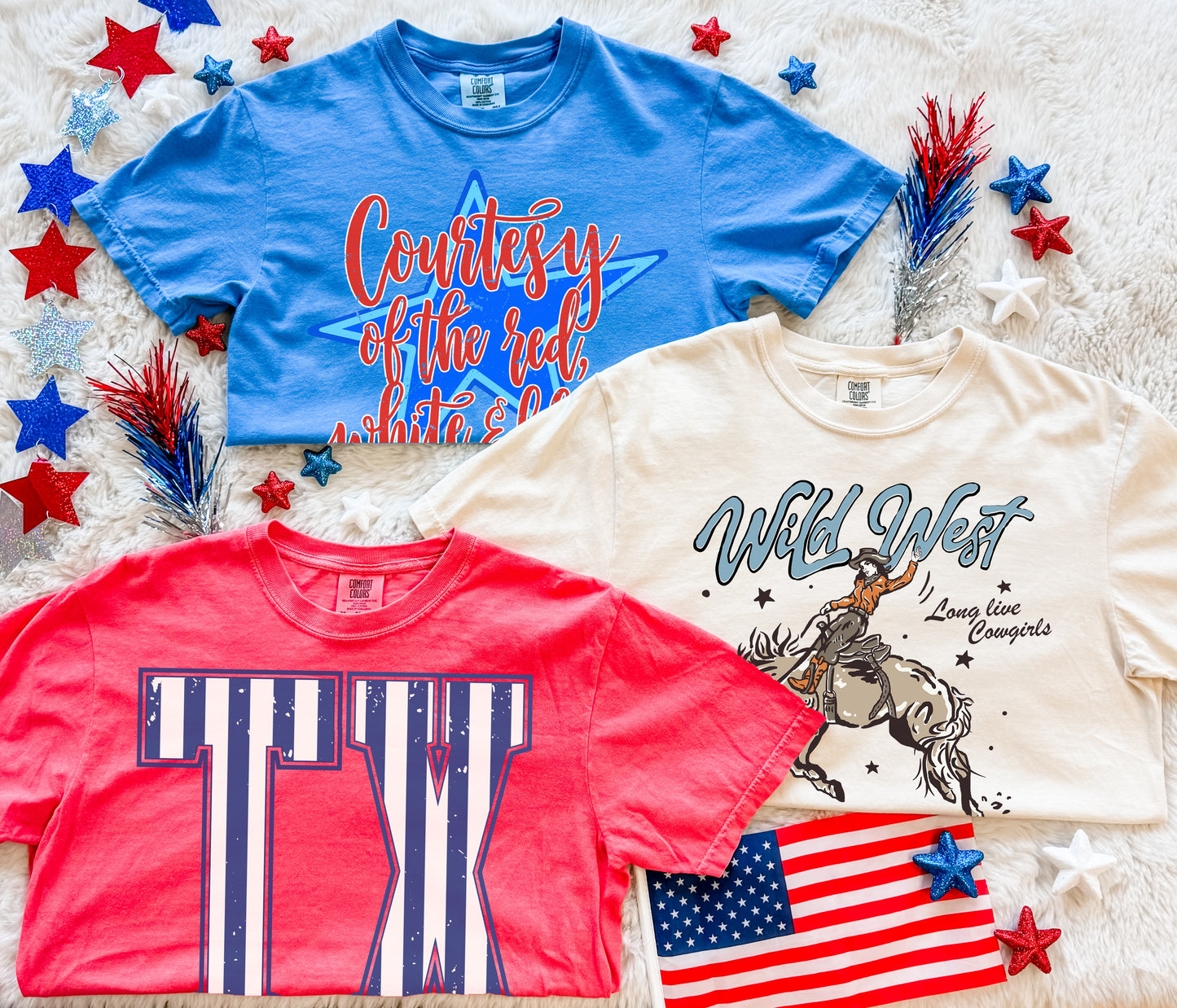 American Cowboy Comfort Colors Tees