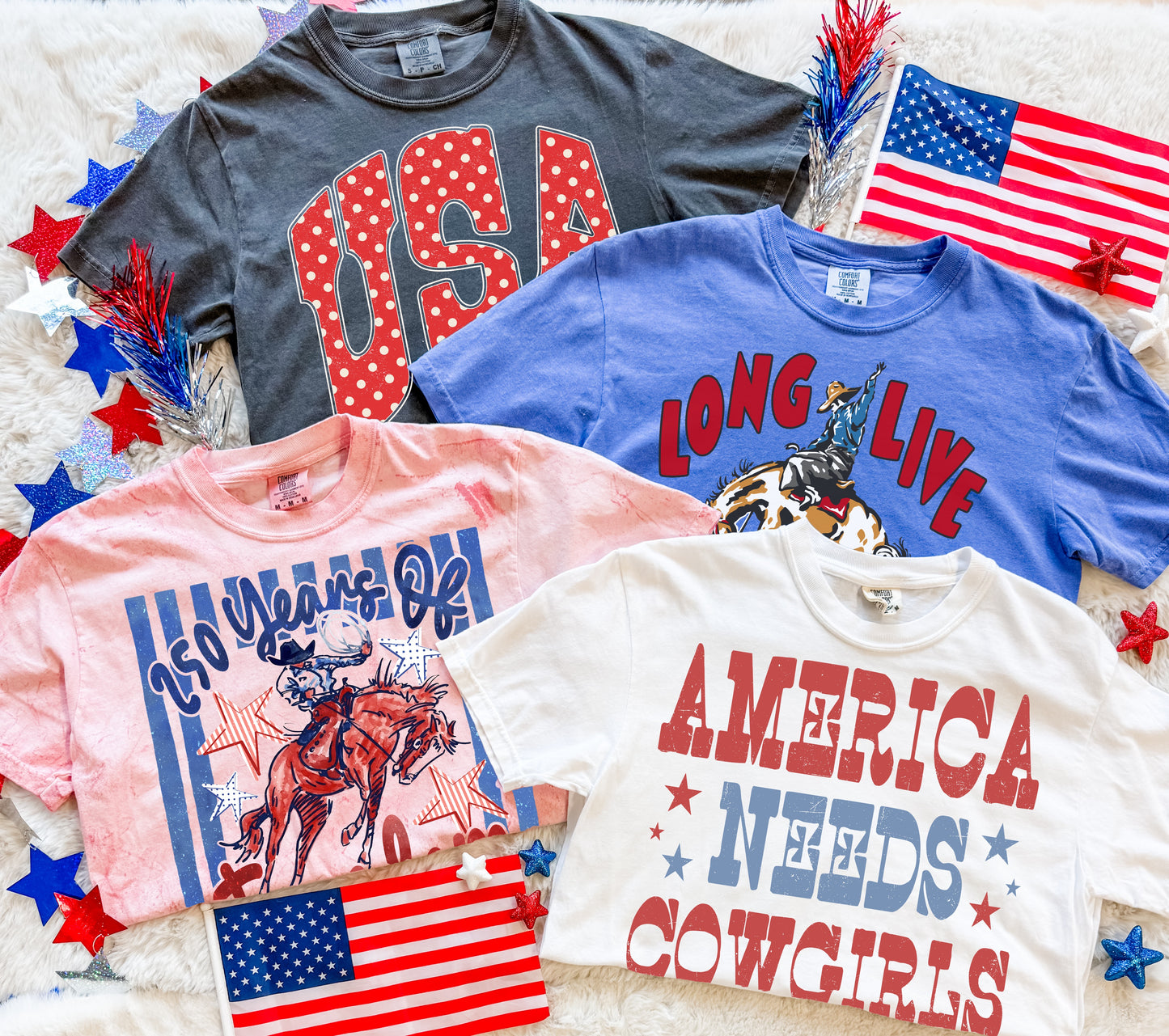 American Cowboy Comfort Colors Tees