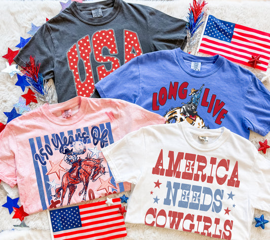 American Cowboy Comfort Colors Tees