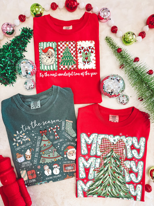 Santa I Know Him Collection Comfort Colors Tees