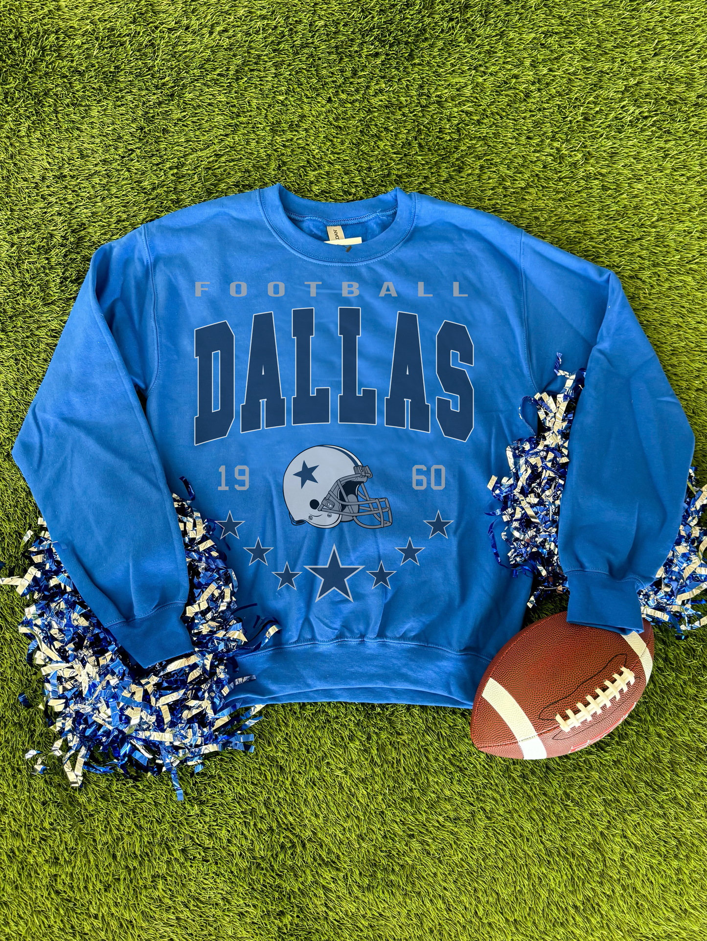 Football Dallas Helmet Sweatshirt