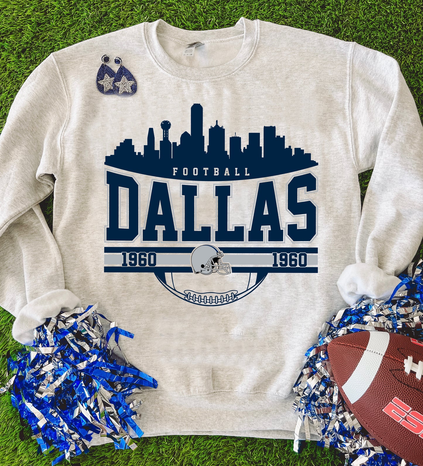 City Football Dallas 1960 Sweatshirt in Ash