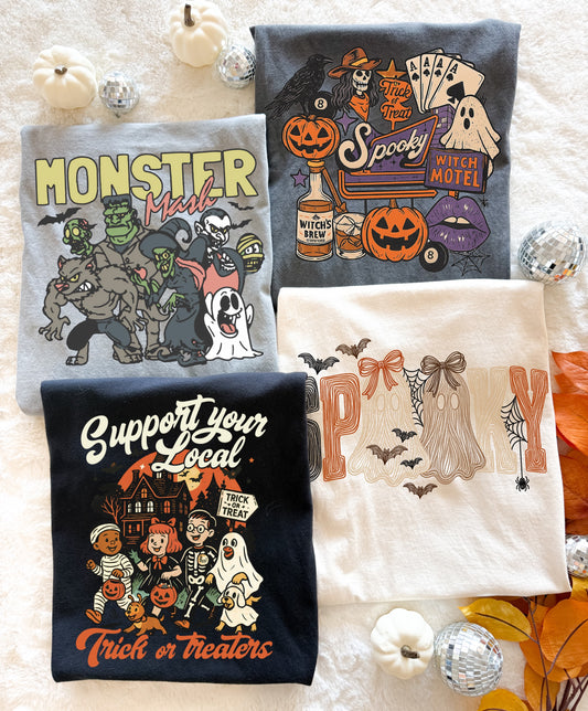 Retro Halloween Revival Tees