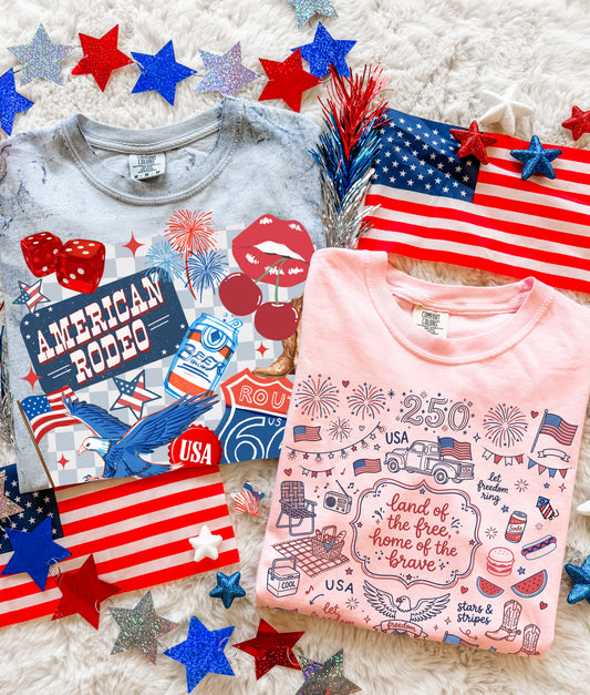 American Cowboy Comfort Colors Tees