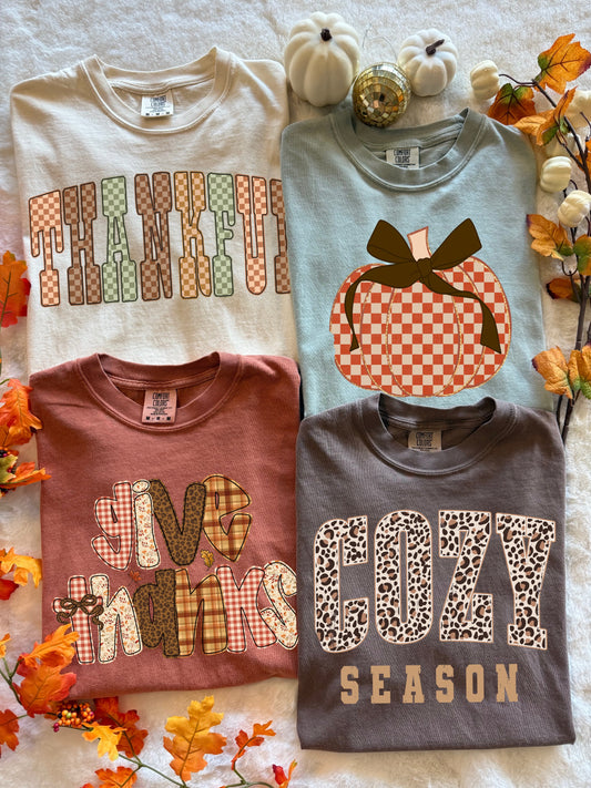 Thanksgiving Comfort Colors Tees