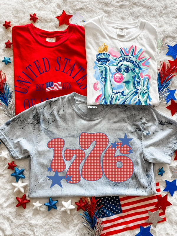 Stars Stripes & Summer Nights Comfort Colors Tees