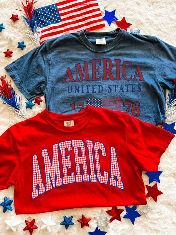 Stars Stripes & Summer Nights Comfort Colors Tees