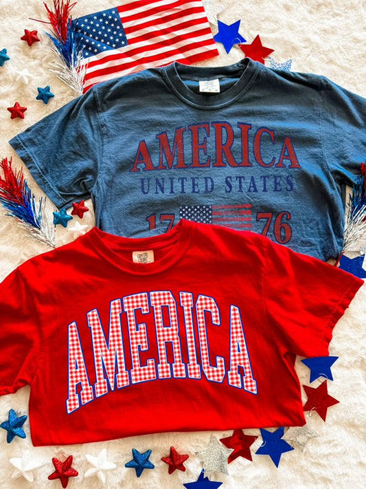 Stars Stripes & Summer Nights Comfort Colors Tees