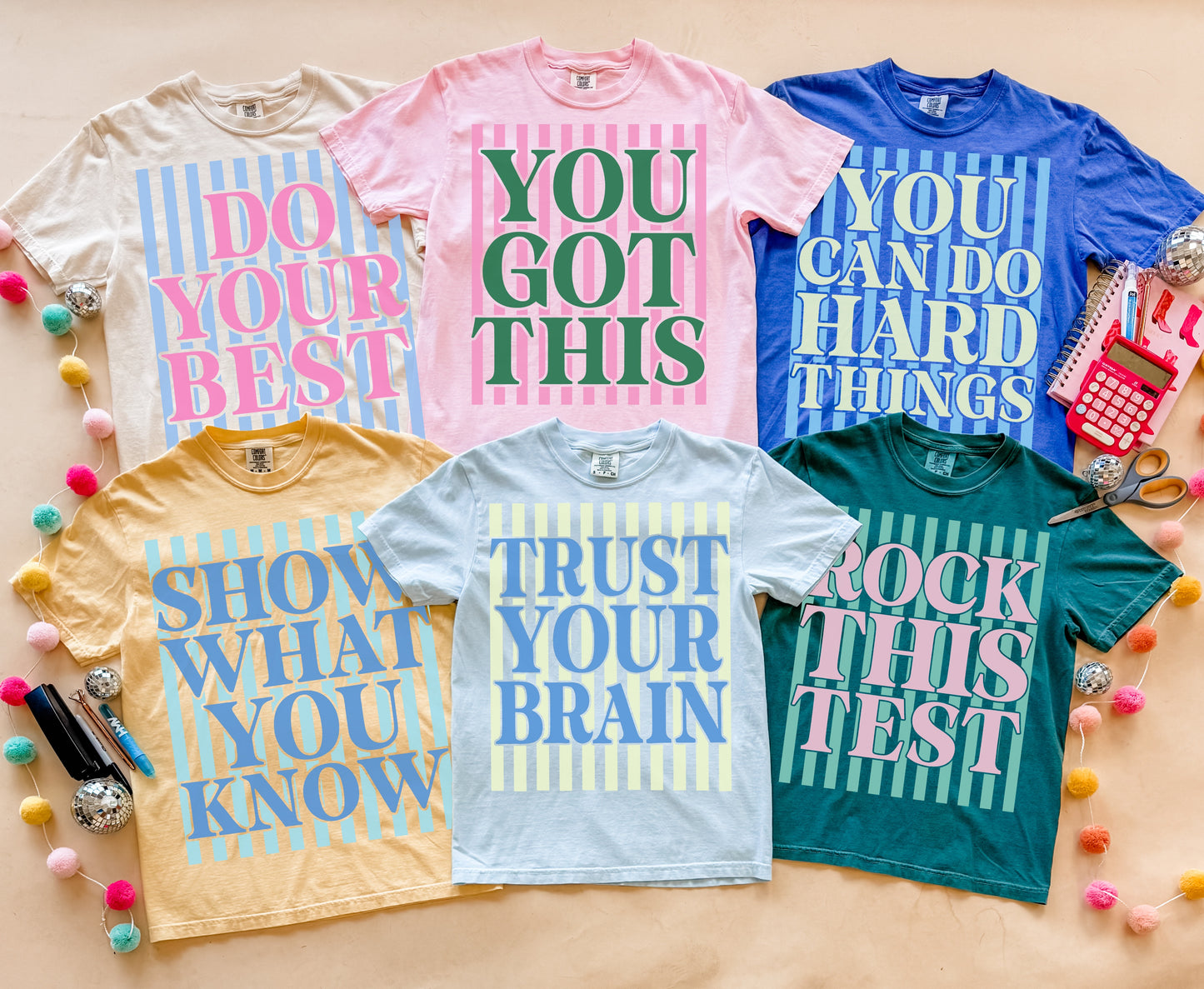 Tuesday Special- Adult Testing Vibes Comfort Color Tees
