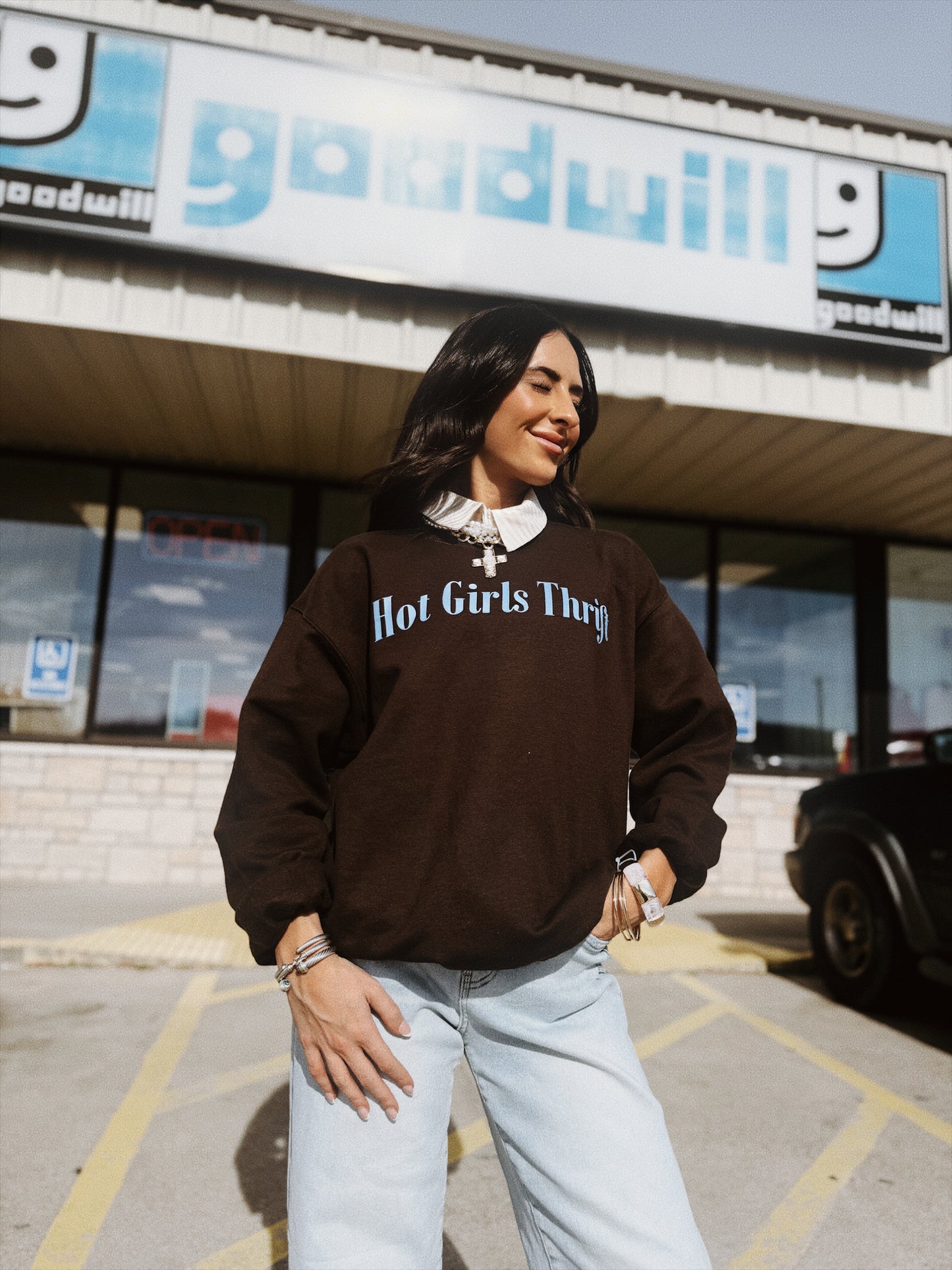 Hot Girls Thrift Sweatshirt