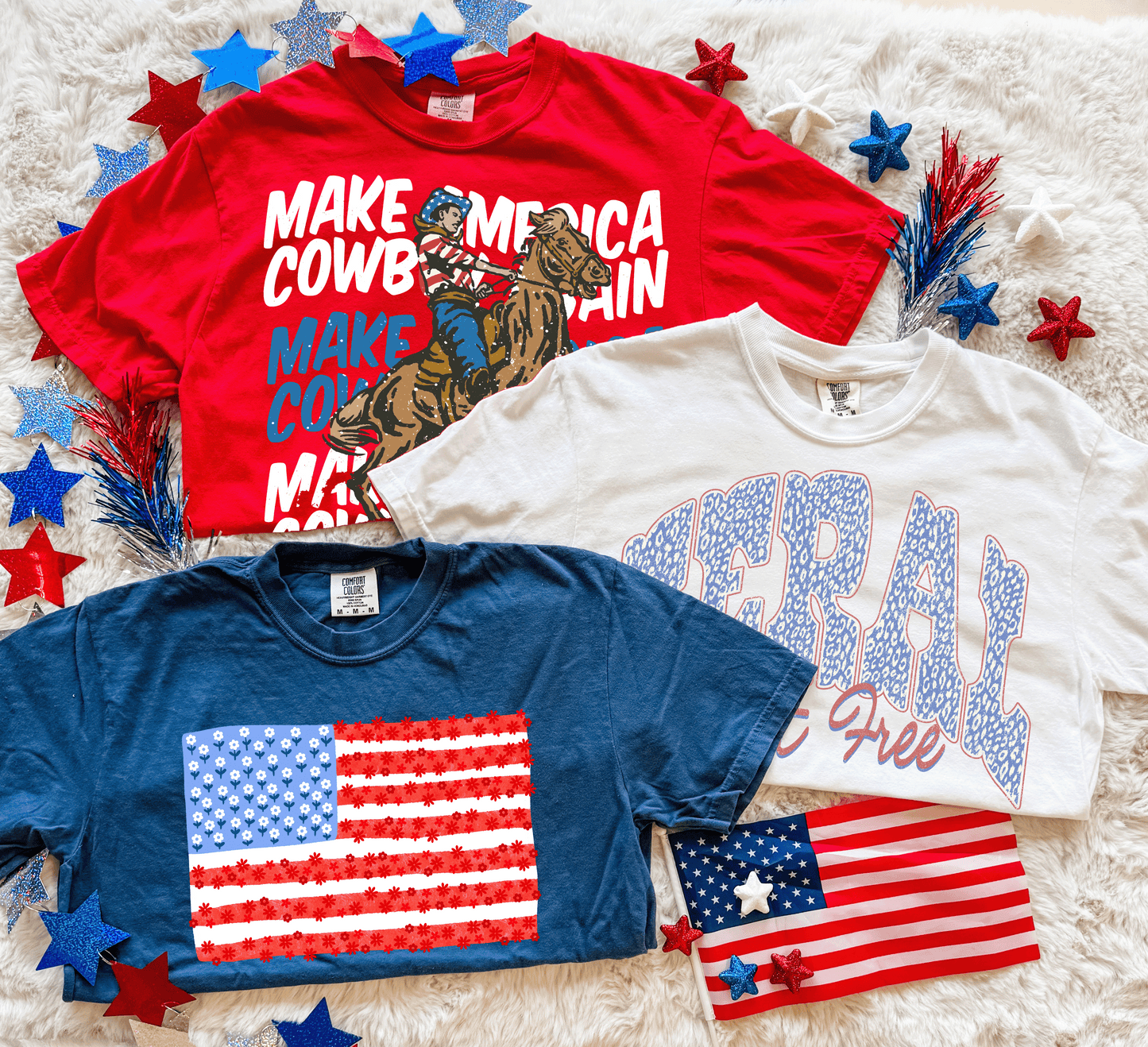 American Cowboy Comfort Colors Tees