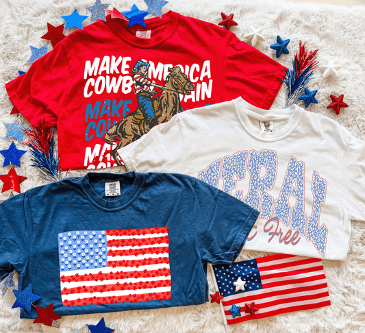 American Cowboy Comfort Colors Tees