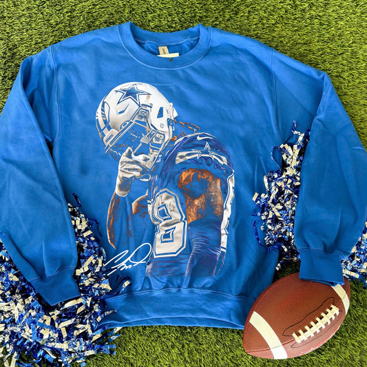 Lamb Sweatshirt in Blue