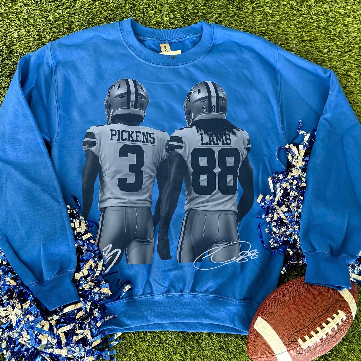 Pickens and Lamb Sweatshirt in Blue