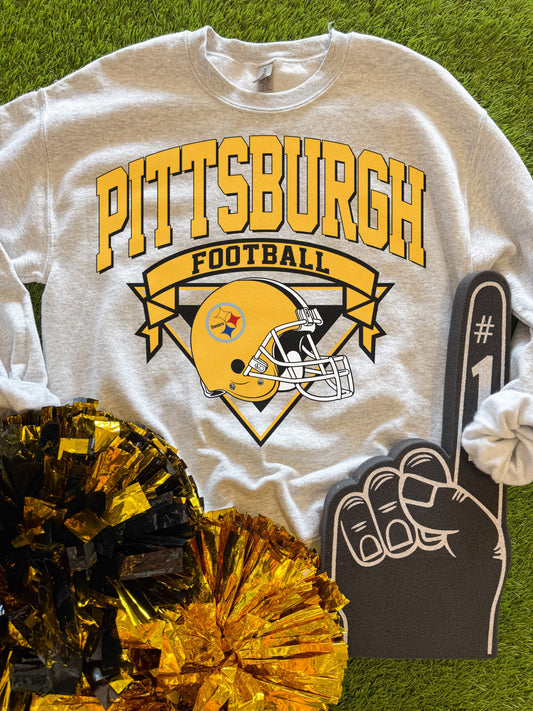 Pittsburgh Football Triangle Sweatshirt