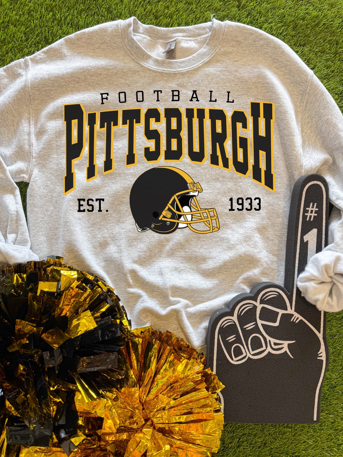 Football Pittsburgh EST. 1933 Sweatshirt