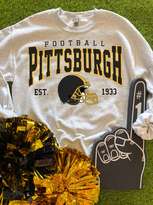 Football Pittsburgh EST. 1933 Sweatshirt